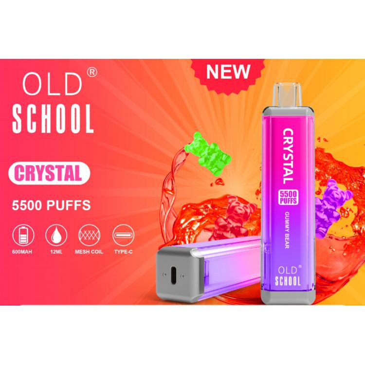 Crystal 5500 puffs vape za enkratno uporabo